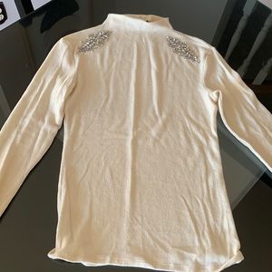 Express Sweater with rhinestones